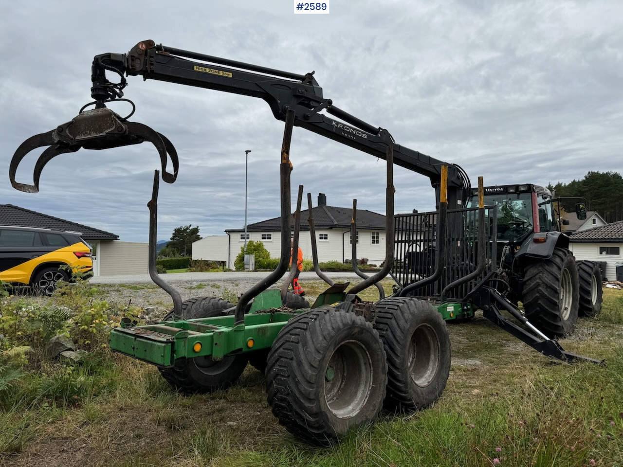 جرار 2005 Valtra 6550 Turbo with Kronos 120H 4WD B: صورة 7 جرار 2005 Valtra 6550 Turbo with Kronos 120H 4WD B: صورة 7