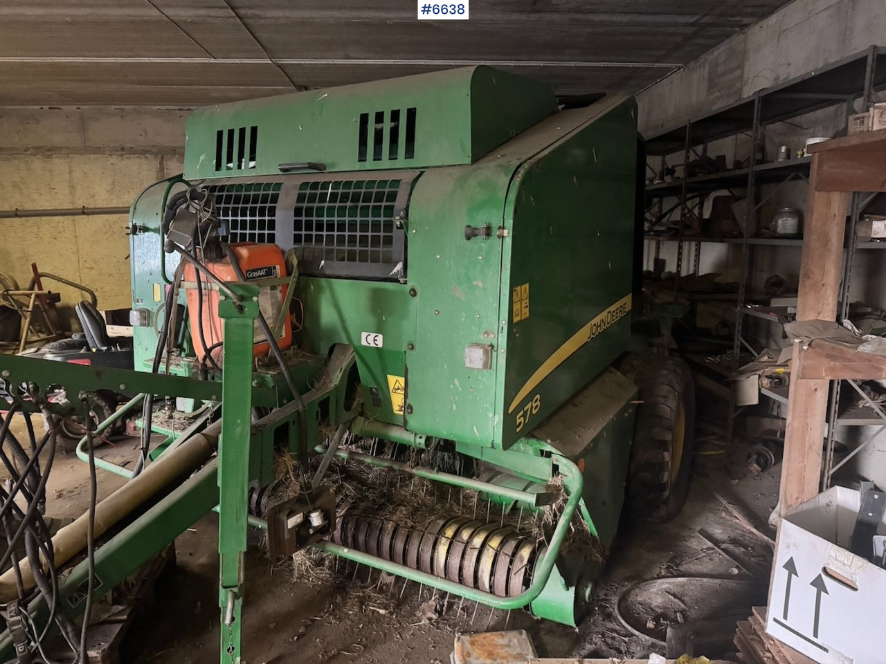2007 John Deere 578 Round Baler. - ماكينات نشر التبن: صورة 3 2007 John Deere 578 Round Baler. - ماكينات نشر التبن: صورة 3
