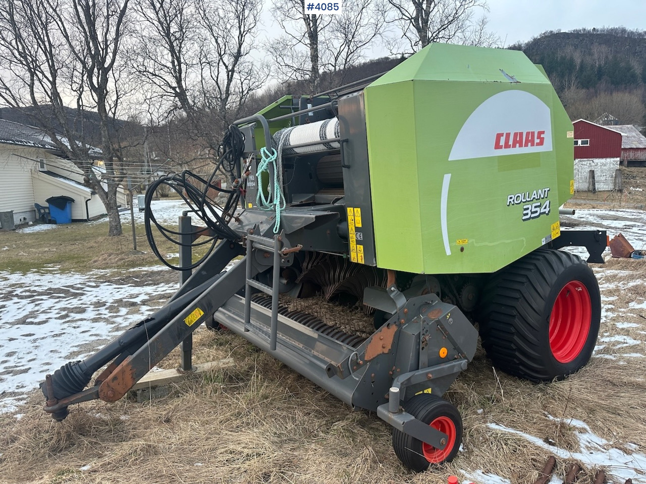 2008 Claas Rollant 354 Rotocut round baler. small repair object - ماكينات نشر التبن: صورة 4 2008 Claas Rollant 354 Rotocut round baler. small repair object - ماكينات نشر التبن: صورة 4
