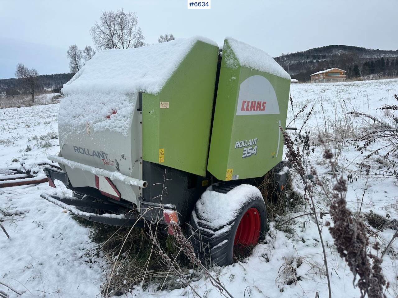 2008 Claas Rollant 354 round baler. w/Low usage. REP.OBJECT. - ماكينات نشر التبن: صورة 2 2008 Claas Rollant 354 round baler. w/Low usage. REP.OBJECT. - ماكينات نشر التبن: صورة 2