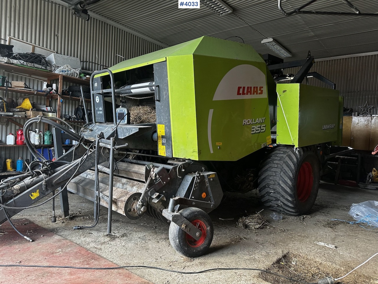 2008 Claas rollant 355 uniwrap round baler press - ماكينات نشر التبن: صورة 3 2008 Claas rollant 355 uniwrap round baler press - ماكينات نشر التبن: صورة 3