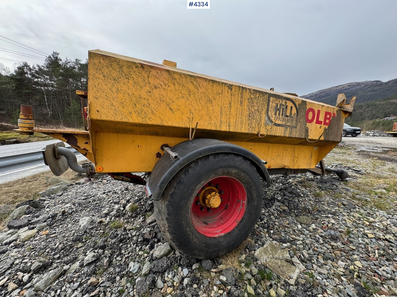 2009 Olby Hill Spridaren 8000 liter. - صهريج السماد السائل: صورة 5 2009 Olby Hill Spridaren 8000 liter. - صهريج السماد السائل: صورة 5