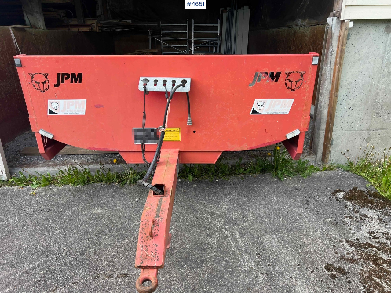 2012 2 axle JPM Machine trailer - مقطورة بلودر منخفض: صورة 5 2012 2 axle JPM Machine trailer - مقطورة بلودر منخفض: صورة 5