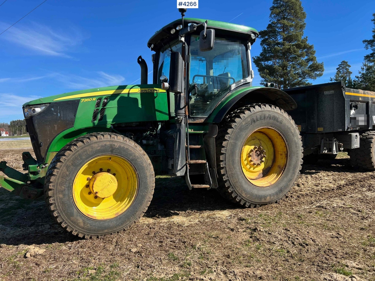 2012 John Deere 7260R Tractor w/ PTO - جرار: صورة 5 2012 John Deere 7260R Tractor w/ PTO - جرار: صورة 5
