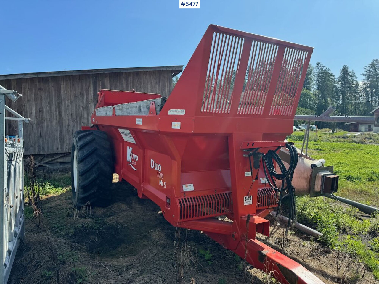 2014 Ktwo Duo 1000 Mk5 - ناثرة السماد الحيواني: صورة 3 2014 Ktwo Duo 1000 Mk5 - ناثرة السماد الحيواني: صورة 3