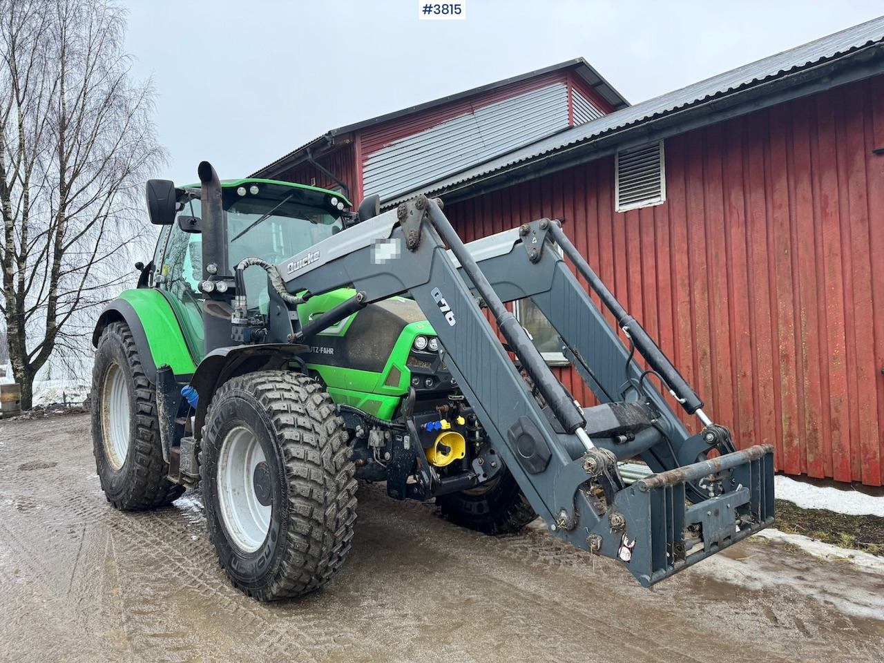 2015 Deutz-fahr 6190 Agrotron w/ Front loader, Front PTO and 2 sets of tires. - جرار: صورة 3 2015 Deutz-fahr 6190 Agrotron w/ Front loader, Front PTO and 2 sets of tires. - جرار: صورة 3