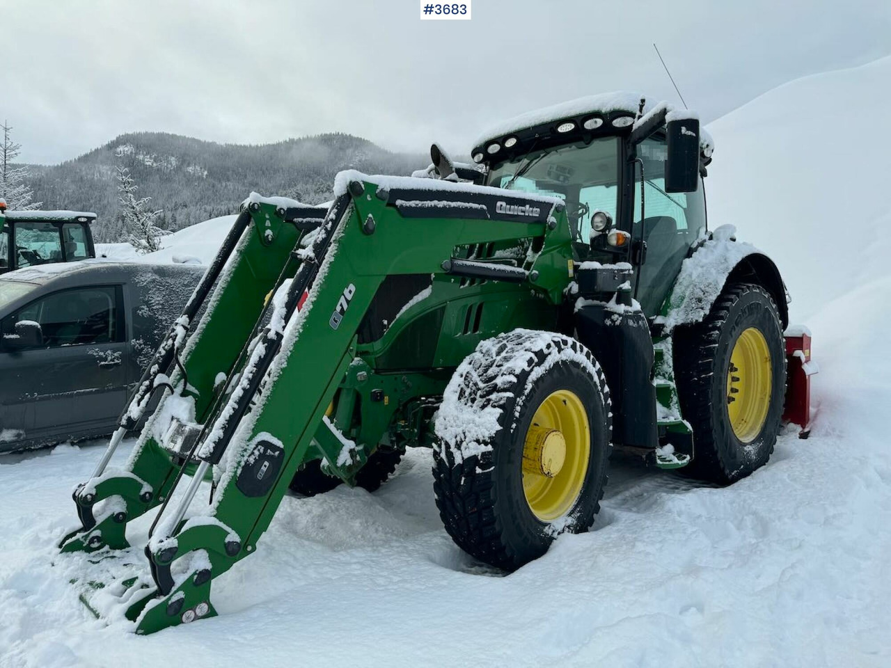 2016 John Deere 6175R 4x4 w/ front loader - جرار: صورة 3 2016 John Deere 6175R 4x4 w/ front loader - جرار: صورة 3