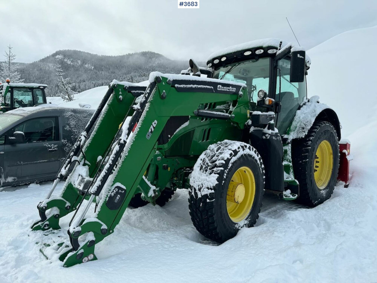 2016 John Deere 6175R 4x4 w/ front loader - جرار: صورة 2 2016 John Deere 6175R 4x4 w/ front loader - جرار: صورة 2