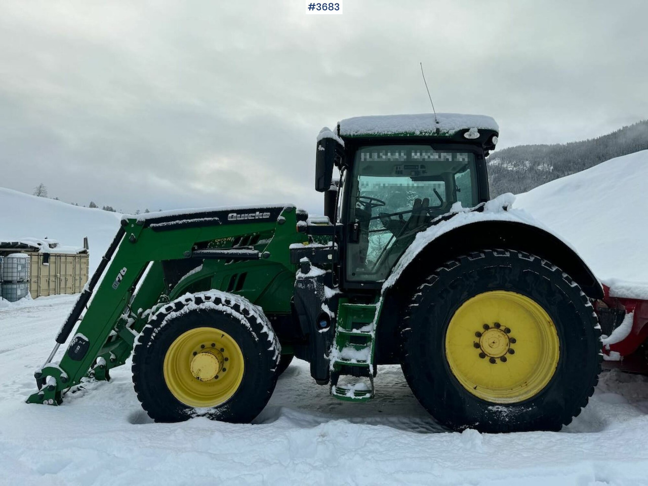 2016 John Deere 6175R 4x4 w/ front loader - جرار: صورة 1 2016 John Deere 6175R 4x4 w/ front loader - جرار: صورة 1