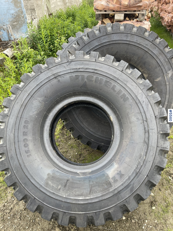 2018 Michelin XLZ 16.00 R20 Wheel Loader Tires - إطارات - اللودر: صورة 1 2018 Michelin XLZ 16.00 R20 Wheel Loader Tires - إطارات - اللودر: صورة 1