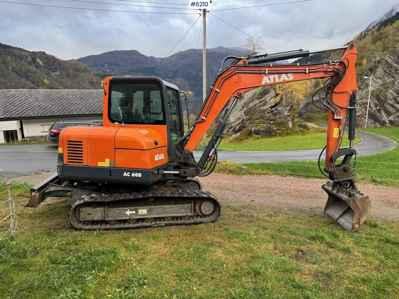 2019 Atlas AC 60B with 3 buckets, grapple, and spike. Low hours!! - حفّار: صورة 1 2019 Atlas AC 60B with 3 buckets, grapple, and spike. Low hours!! - حفّار: صورة 1