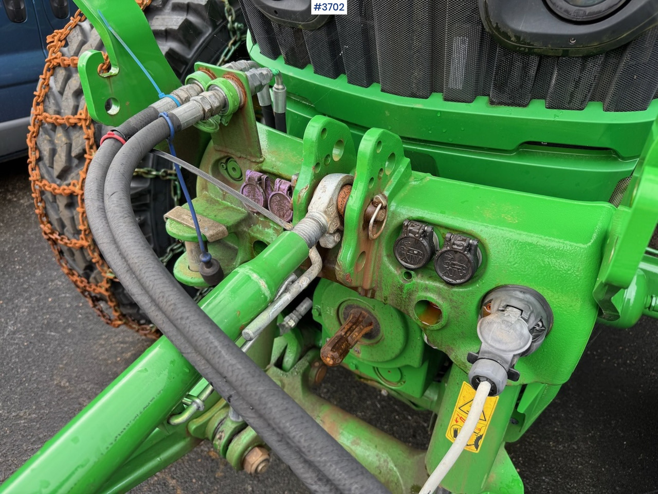 جرار 2021 John Deere 6155R w/ front hydraulics and PTO, only 770 hours!: صورة 24