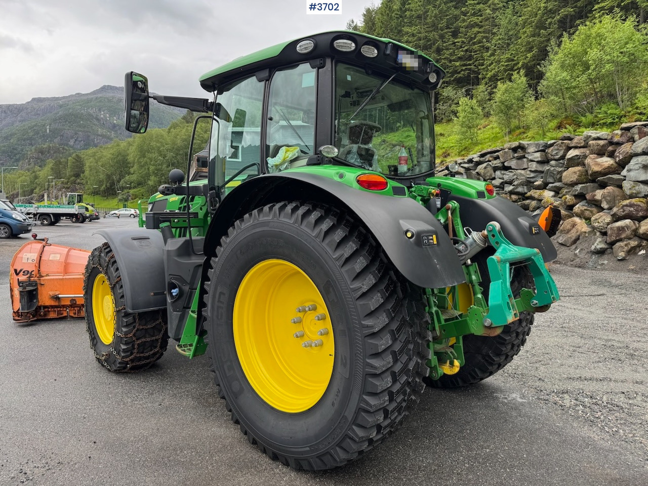 جرار 2021 John Deere 6155R w/ front hydraulics and PTO, only 770 hours!: صورة 40