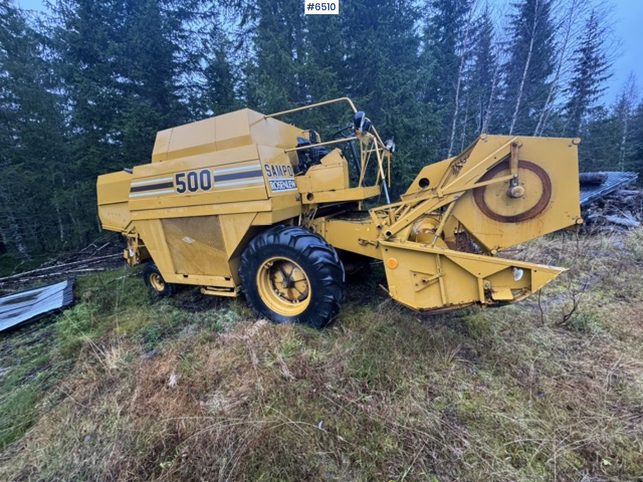 Approx. 1985 Sampo Rosenlew 500 combine harvester - حصادة: صورة 3 Approx. 1985 Sampo Rosenlew 500 combine harvester - حصادة: صورة 3