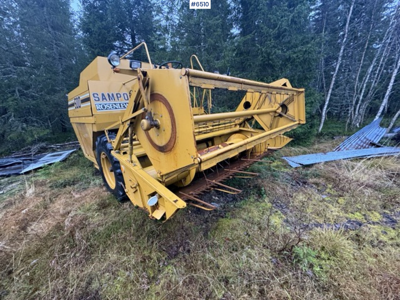 Approx. 1985 Sampo Rosenlew 500 combine harvester - حصادة: صورة 5 Approx. 1985 Sampo Rosenlew 500 combine harvester - حصادة: صورة 5