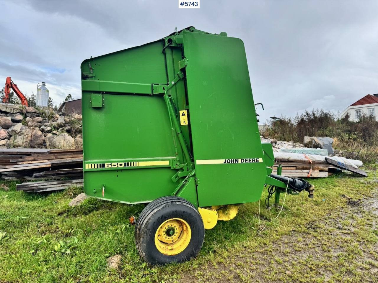 John Deere 550 Round Baler. - ماكينات نشر التبن: صورة 5 John Deere 550 Round Baler. - ماكينات نشر التبن: صورة 5