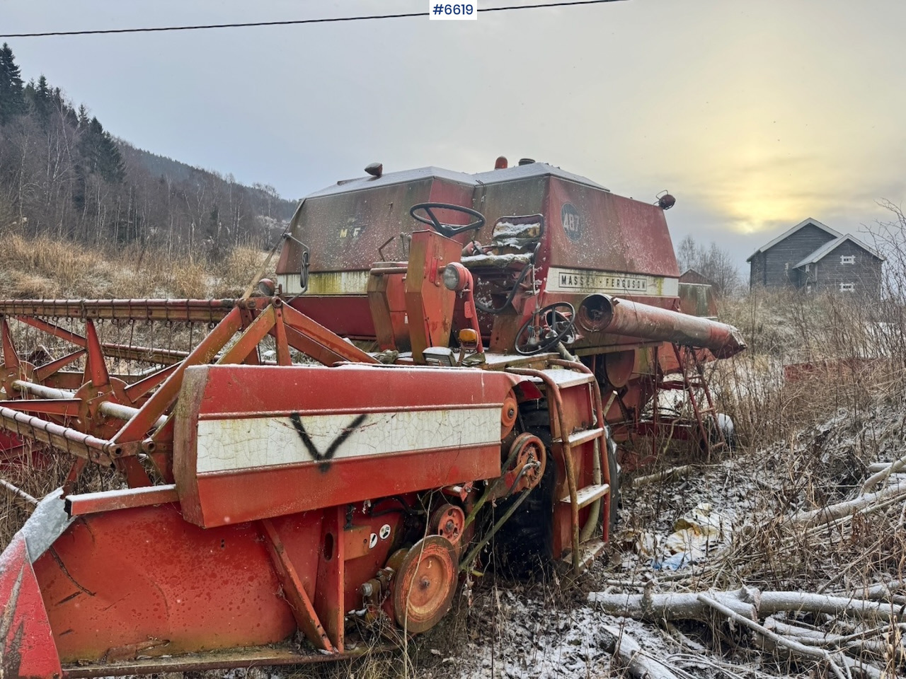 Massey Ferguson 487 Combine Harvester. - حصادة: صورة 4 Massey Ferguson 487 Combine Harvester. - حصادة: صورة 4