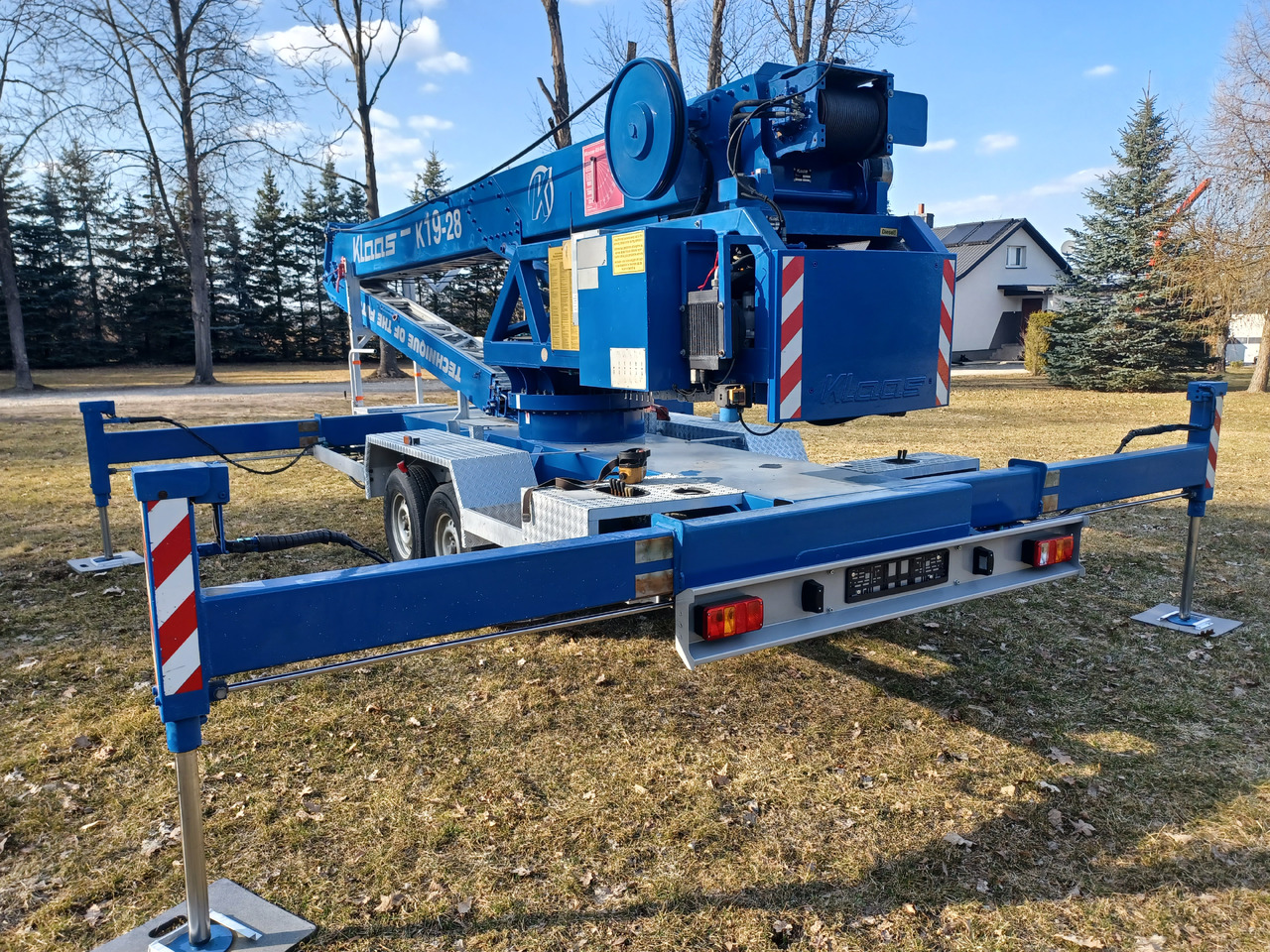 Klaas K19-28 - موبايل كرين, مقطورة: صورة 2 Klaas K19-28 - موبايل كرين, مقطورة: صورة 2