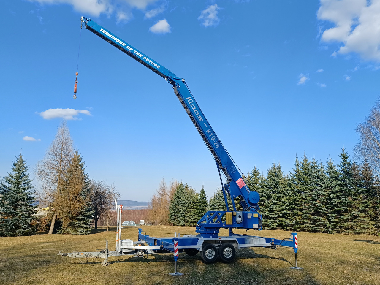 Klaas K19-28 - موبايل كرين, مقطورة: صورة 3 Klaas K19-28 - موبايل كرين, مقطورة: صورة 3