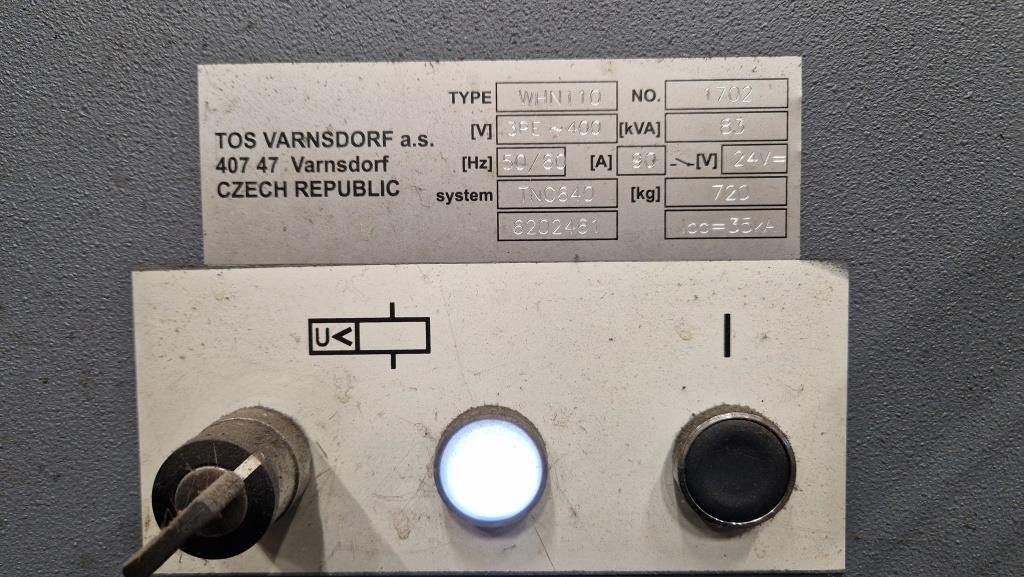 TOS WHN 110 - آلة تصنيع المعادن: صورة 5 TOS WHN 110 - آلة تصنيع المعادن: صورة 5