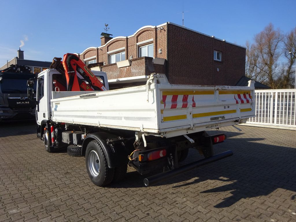 شاحنة قلاب, شاحنة كرين Iveco ML75E18K MEILLER 3Skipper mit PK 7001 Kran 4x2: صورة 8