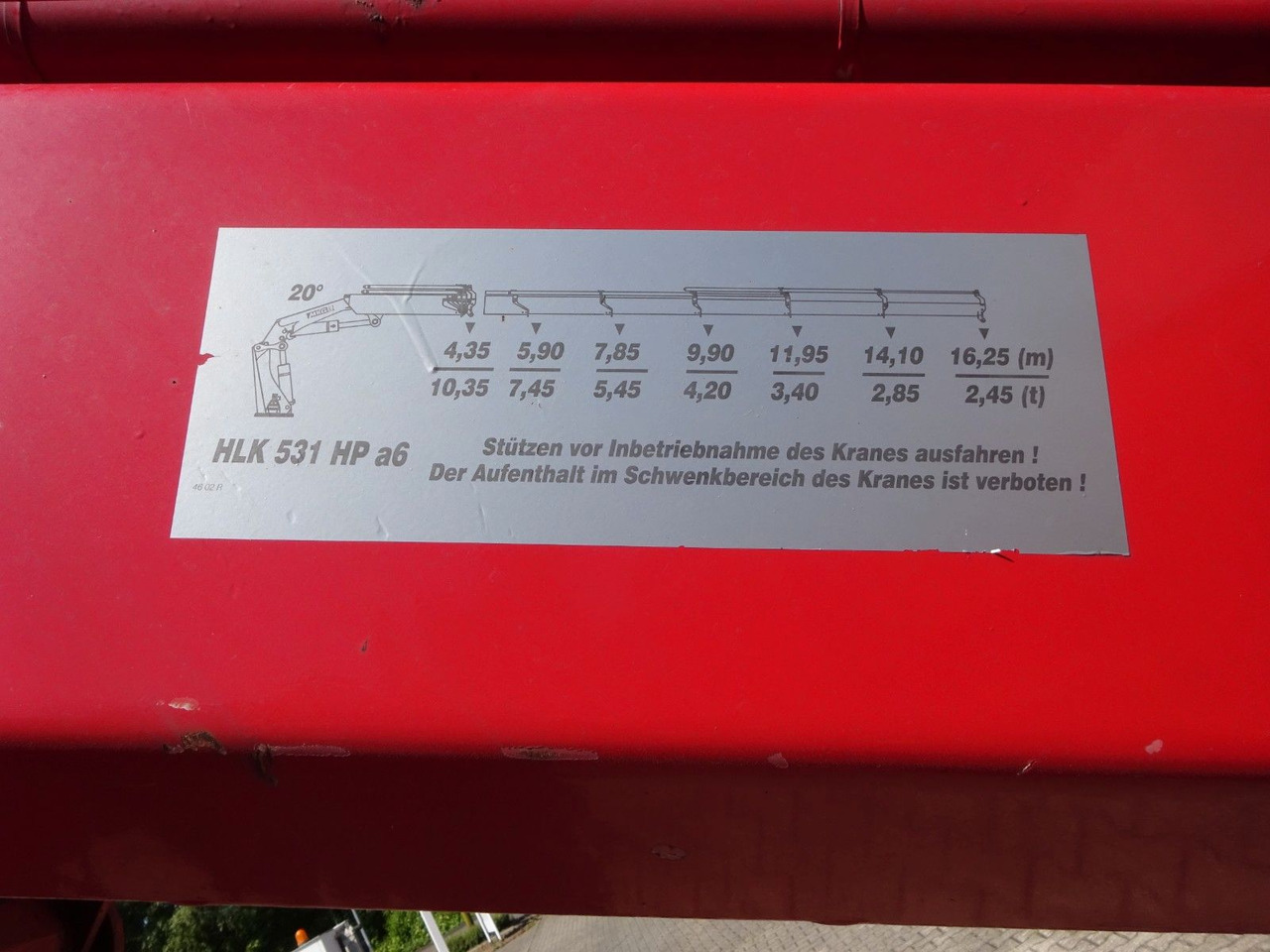 شاحنة كرين MAN 26.480 TGX + MKG HLK531 Kran +Lift-Lenkachse: صورة 16 شاحنة كرين MAN 26.480 TGX + MKG HLK531 Kran +Lift-Lenkachse: صورة 16