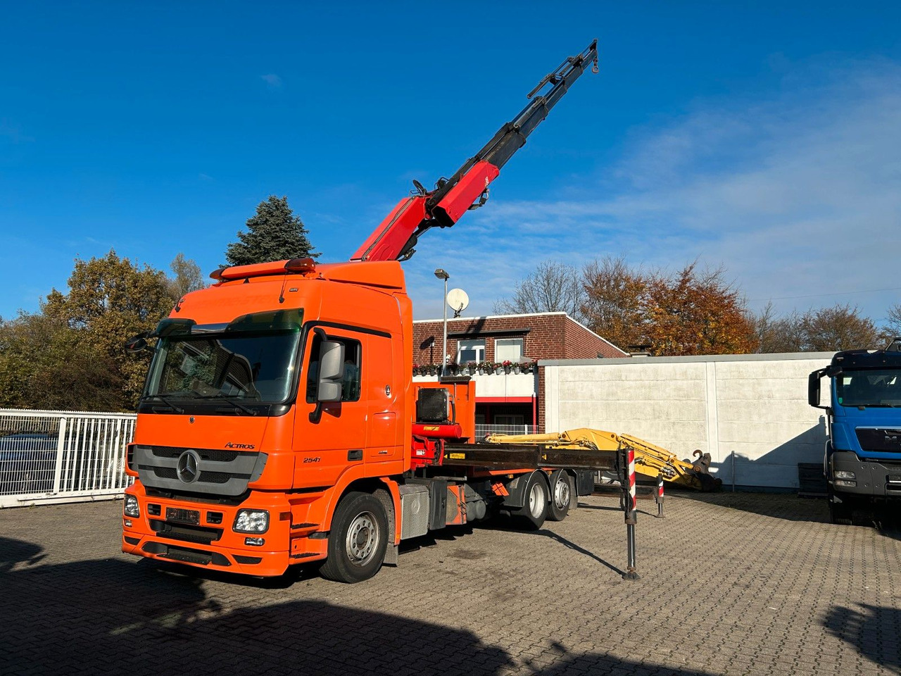 Mercedes-Benz 2541 Actros Plattform + FASSI Kran 6X2 - شاحنة كرين: صورة 3 Mercedes-Benz 2541 Actros Plattform + FASSI Kran 6X2 - شاحنة كرين: صورة 3