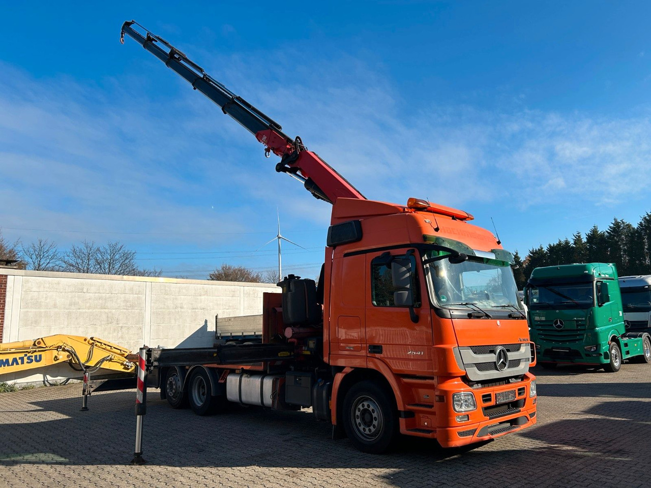 Mercedes-Benz 2541 Actros Plattform + FASSI Kran 6X2 - شاحنة كرين: صورة 4 Mercedes-Benz 2541 Actros Plattform + FASSI Kran 6X2 - شاحنة كرين: صورة 4
