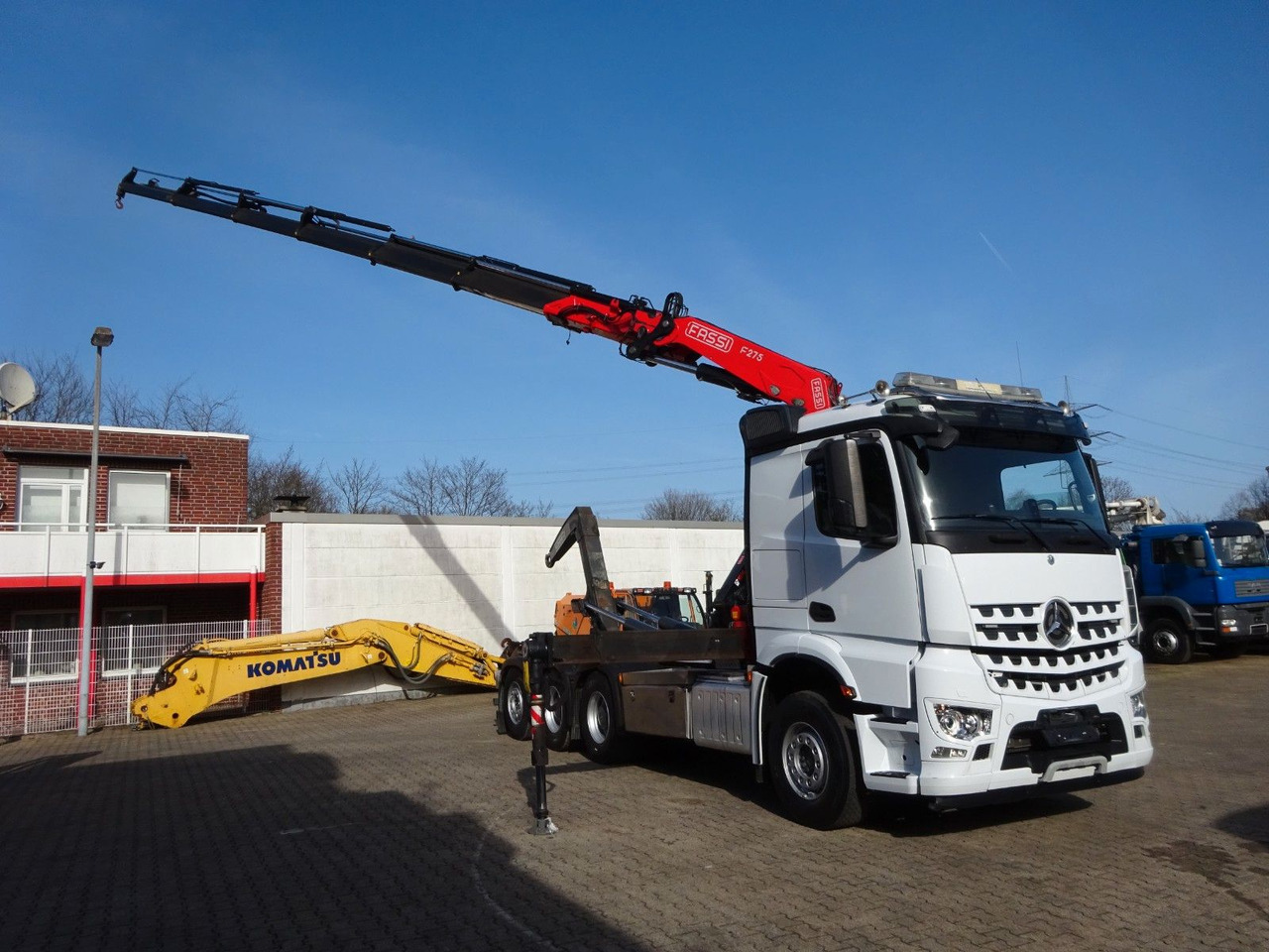Mercedes-Benz 3248 Fassi Abroller + Fassi F275A Kran 6x2 - شاحنة برافعة خطافية, شاحنة كرين: صورة 5 Mercedes-Benz 3248 Fassi Abroller + Fassi F275A Kran 6x2 - شاحنة برافعة خطافية, شاحنة كرين: صورة 5