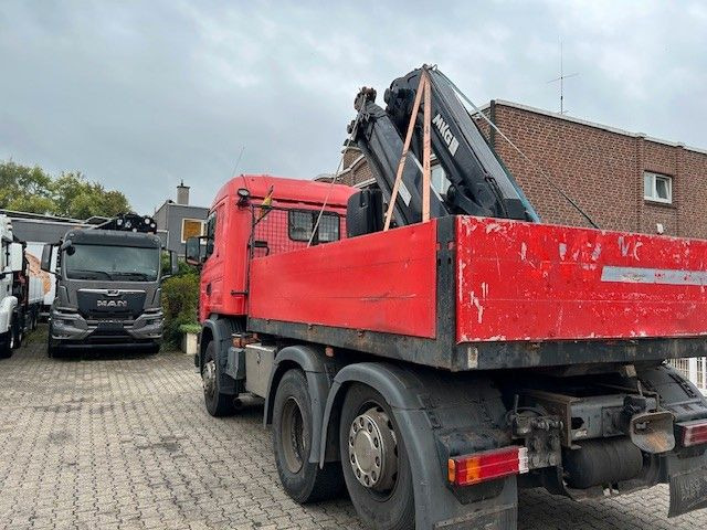 Scania 124 L 470 Pritsche + MKG HLK 201 HP 6x2 - شاحنات مسطحة, شاحنة كرين: صورة 3 Scania 124 L 470 Pritsche + MKG HLK 201 HP 6x2 - شاحنات مسطحة, شاحنة كرين: صورة 3