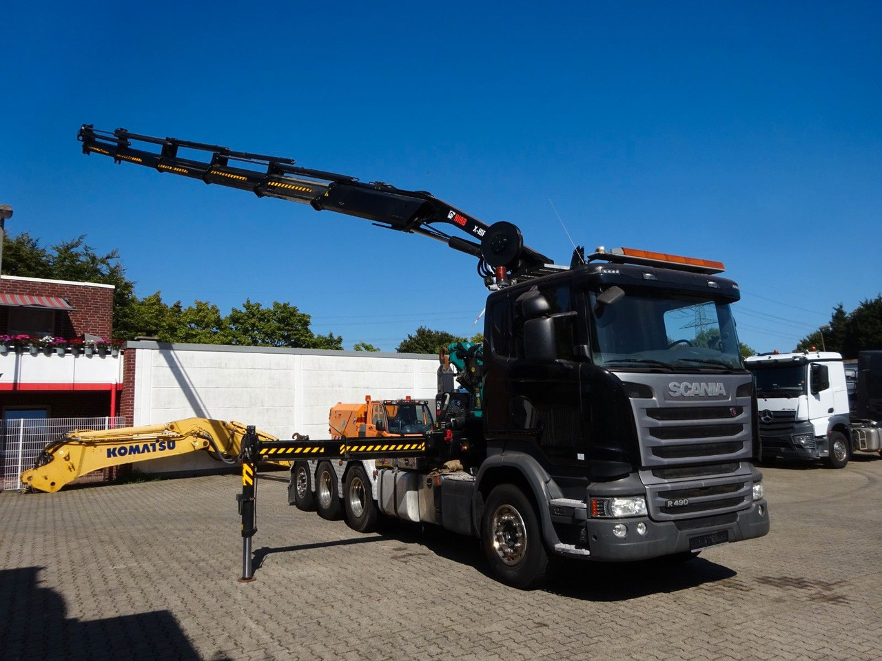 Scania R490 Abroller + HIAB 302E-6 Bj.2021 !Kran TRIDEM Scania R490 Abroller + HIAB 302E-6 Kran *BJ 2021* - شاحنة كرين, شاحنة برافعة خطافية: صورة 1 Scania R490 Abroller + HIAB 302E-6 Bj.2021 !Kran TRIDEM Scania R490 Abroller + HIAB 302E-6 Kran *BJ 2021* - شاحنة كرين, شاحنة برافعة خطافية: صورة 1