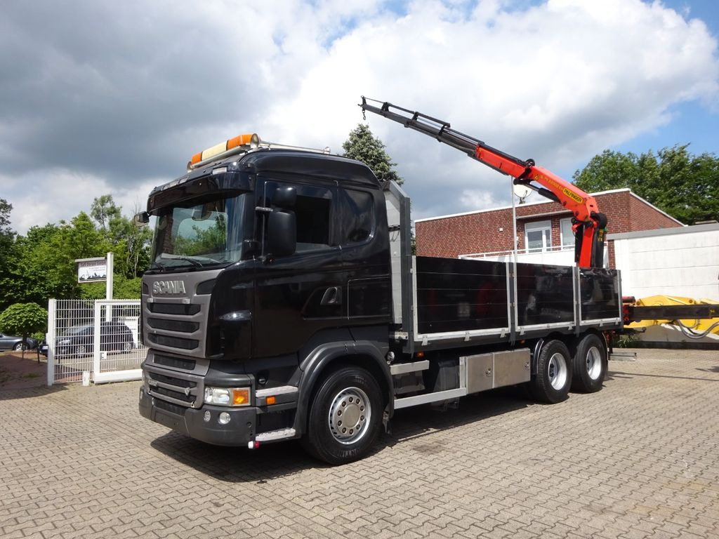 Scania R620 V8 Pritsche + PALFINGER 22002EH Kran - شاحنة كرين, شاحنات مسطحة: صورة 4 Scania R620 V8 Pritsche + PALFINGER 22002EH Kran - شاحنة كرين, شاحنات مسطحة: صورة 4