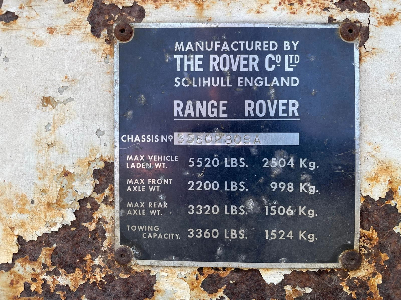 سيارة دفع رباعي Land Rover Range Rover Classic Suffix A: صورة 26 سيارة دفع رباعي Land Rover Range Rover Classic Suffix A: صورة 26