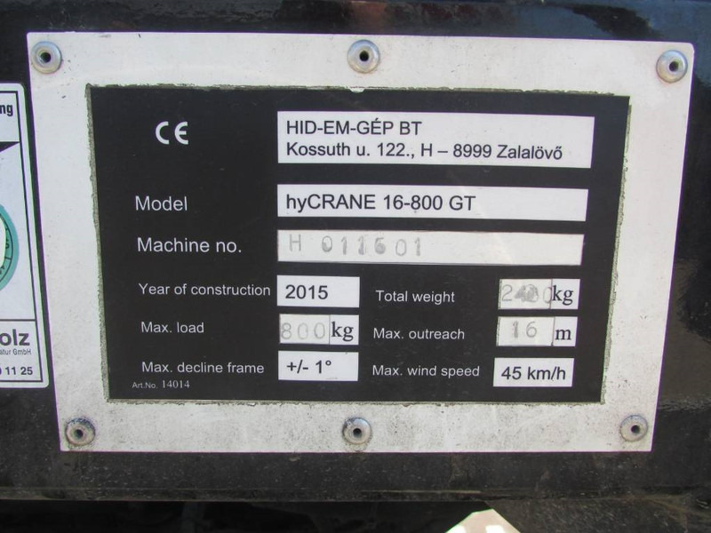 Teupen TGT HighCrane 800 hyCRANE 16-800GT Raupenkran Mini - مرفاع مفصلي: صورة 3 Teupen TGT HighCrane 800 hyCRANE 16-800GT Raupenkran Mini - مرفاع مفصلي: صورة 3