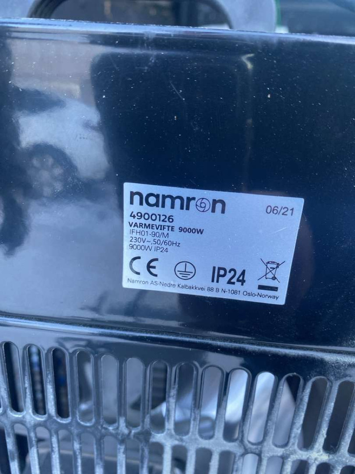 Namron varmevifte industri 9000W - أدوات ومعدات: صورة 2 Namron varmevifte industri 9000W - أدوات ومعدات: صورة 2