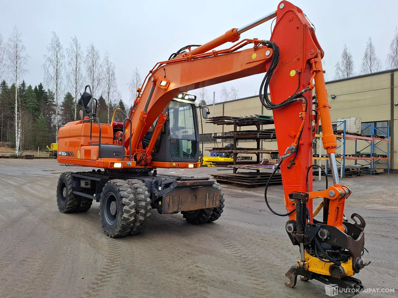 Doosan DX160W-3, 2013, Sonkajärvi - حفار ذو عجلات: صورة 2 Doosan DX160W-3, 2013, Sonkajärvi - حفار ذو عجلات: صورة 2