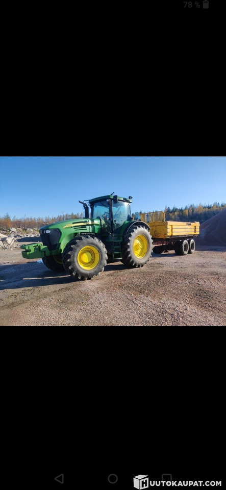 John Deere 7720 traktori, 2006 MTK25, Kurikka - جرار: صورة 4 John Deere 7720 traktori, 2006 MTK25, Kurikka - جرار: صورة 4