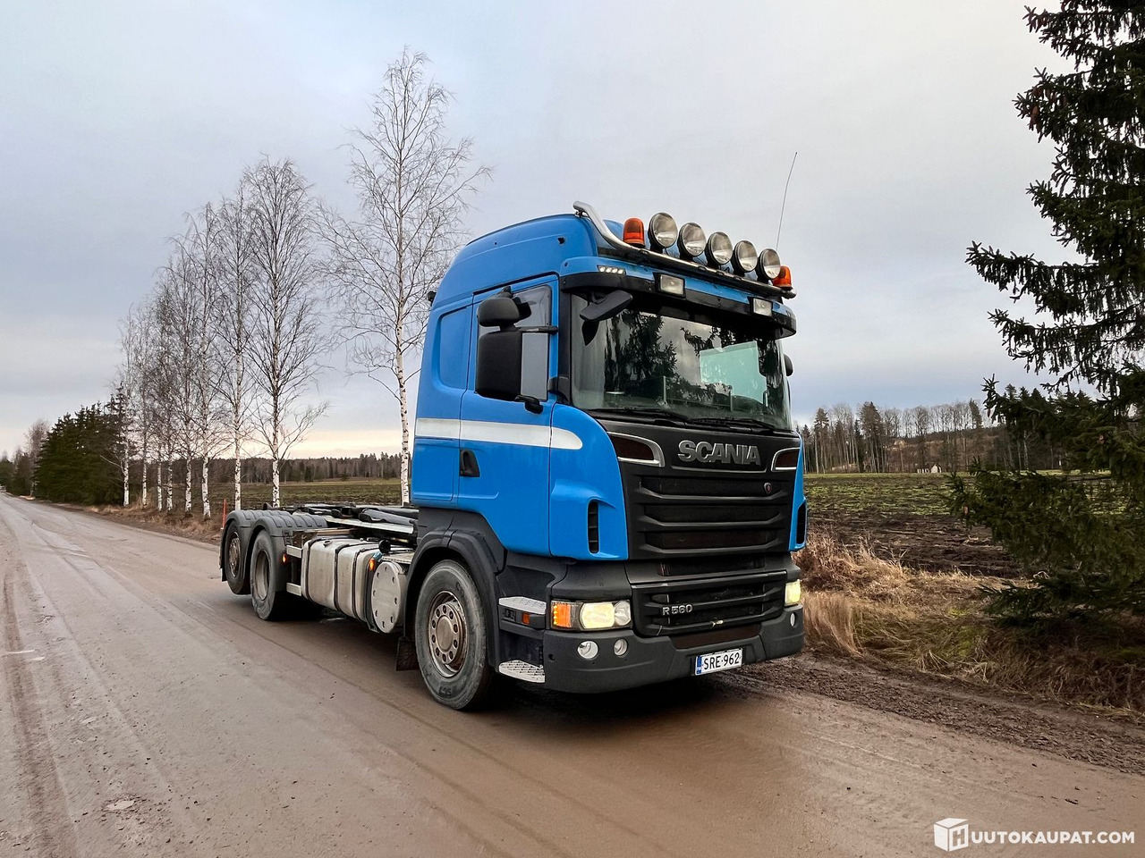 Scania R560 hook-lift truck, very well kept, 2012, Sipoo - شاحنة برافعة خطافية: صورة 4 Scania R560 hook-lift truck, very well kept, 2012, Sipoo - شاحنة برافعة خطافية: صورة 4