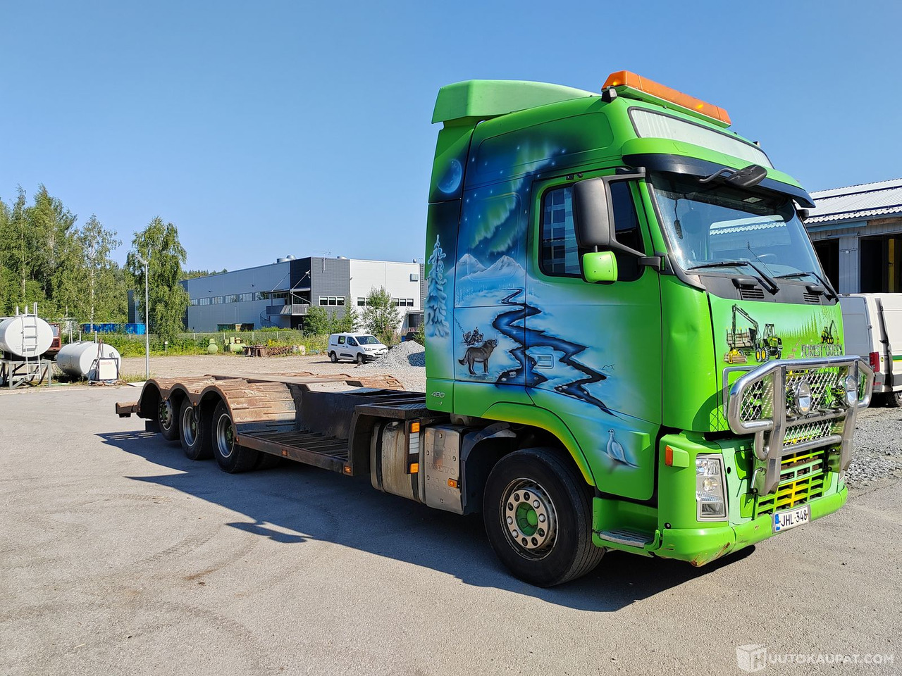 Volvo FH 64 R 13, 2008, Hämeenlinna - شاحنات مسطحة: صورة 3 Volvo FH 64 R 13, 2008, Hämeenlinna - شاحنات مسطحة: صورة 3