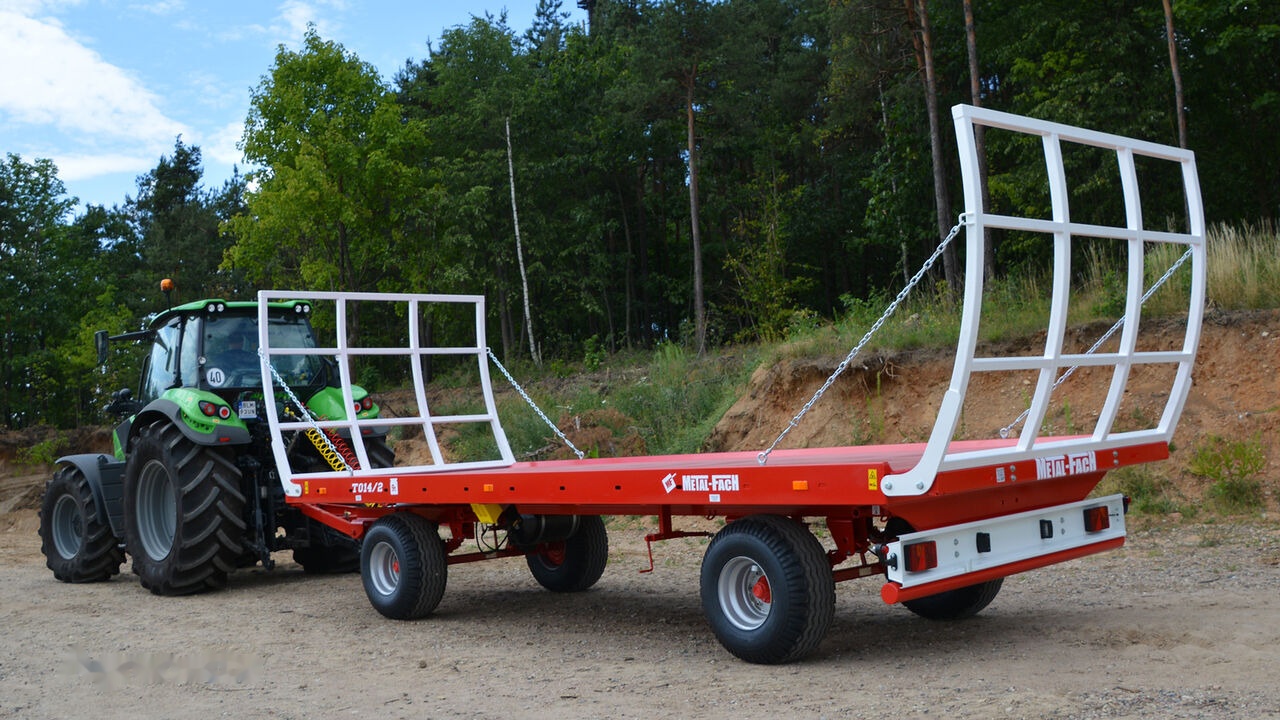 Metal-Fach Przyczepa platformowa do bel dwuosiowa T014/1 - 7.4t - مقطورات زراعية ذات منصة: صورة 3 Metal-Fach Przyczepa platformowa do bel dwuosiowa T014/1 - 7.4t - مقطورات زراعية ذات منصة: صورة 3
