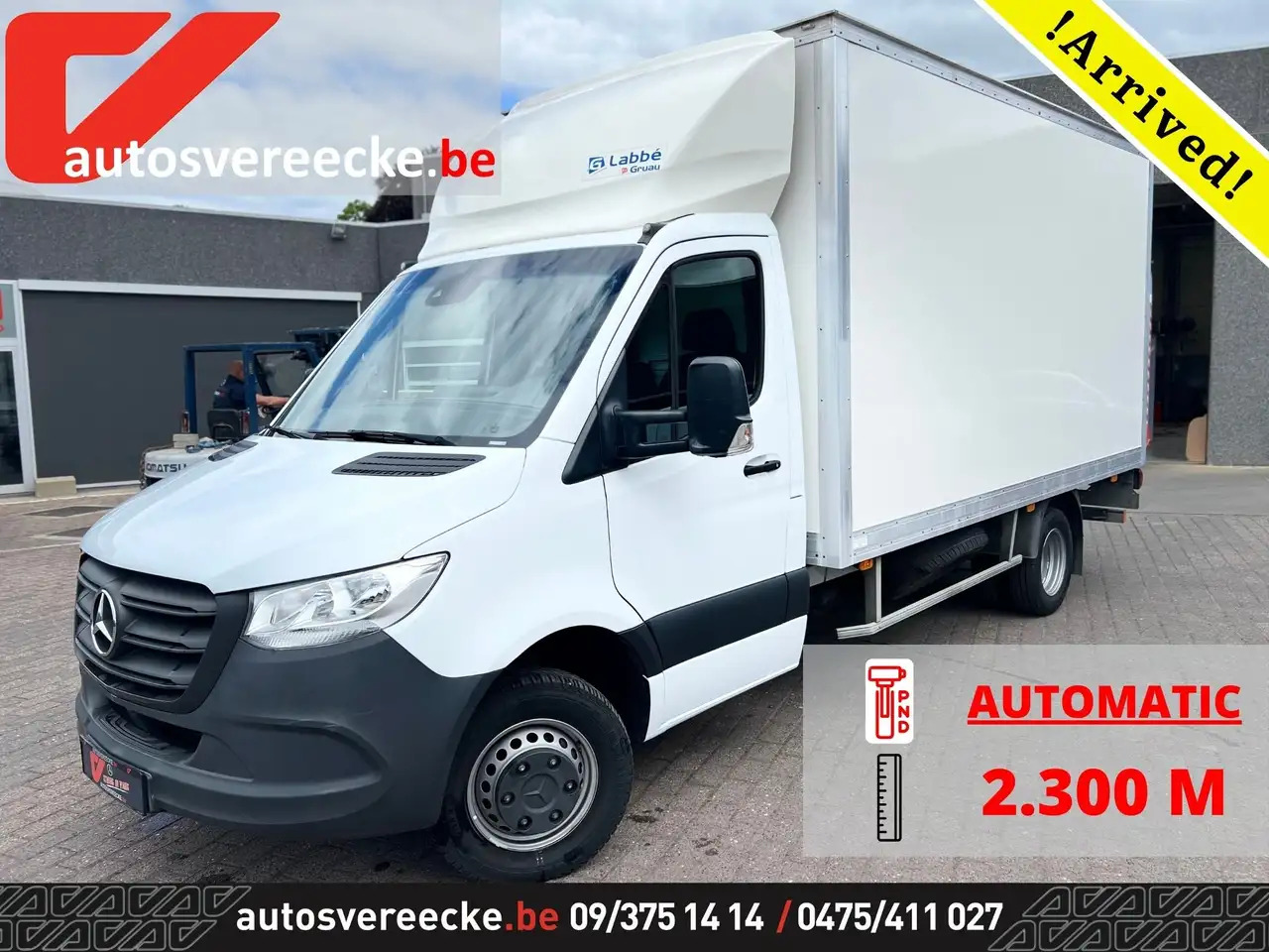 Mercedes-Benz Sprinter 515 KAST+LIFT + SPOILER (36.500ex) 2.300M - شاحنة بصندوق مغلق: صورة 1 Mercedes-Benz Sprinter 515 KAST+LIFT + SPOILER (36.500ex) 2.300M - شاحنة بصندوق مغلق: صورة 1