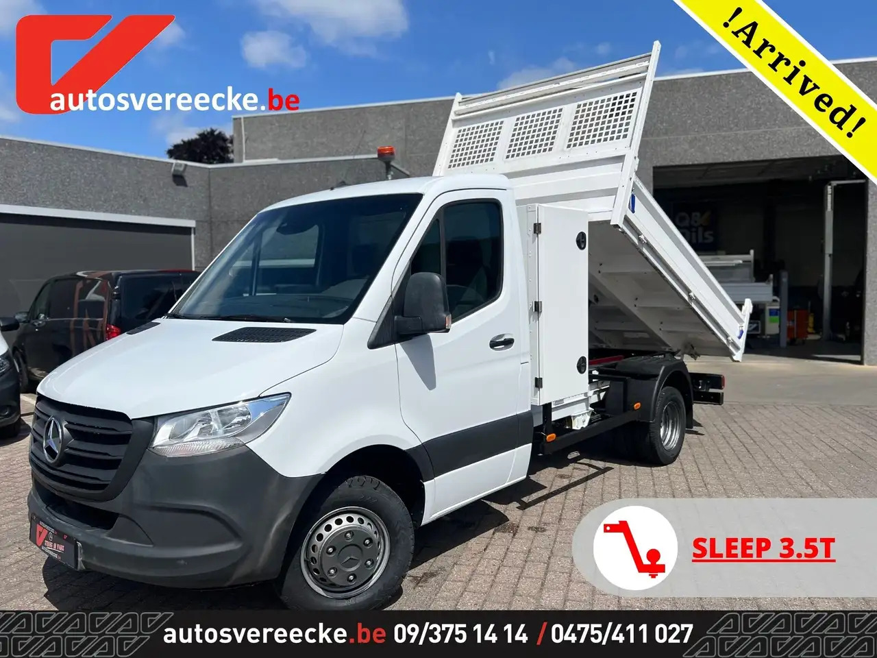 Mercedes-Benz Sprinter 515 KIPPER (38.500€ex) MTM 7.000kg Rijbewijs B - قلاب صغير: صورة 1 Mercedes-Benz Sprinter 515 KIPPER (38.500€ex) MTM 7.000kg Rijbewijs B - قلاب صغير: صورة 1