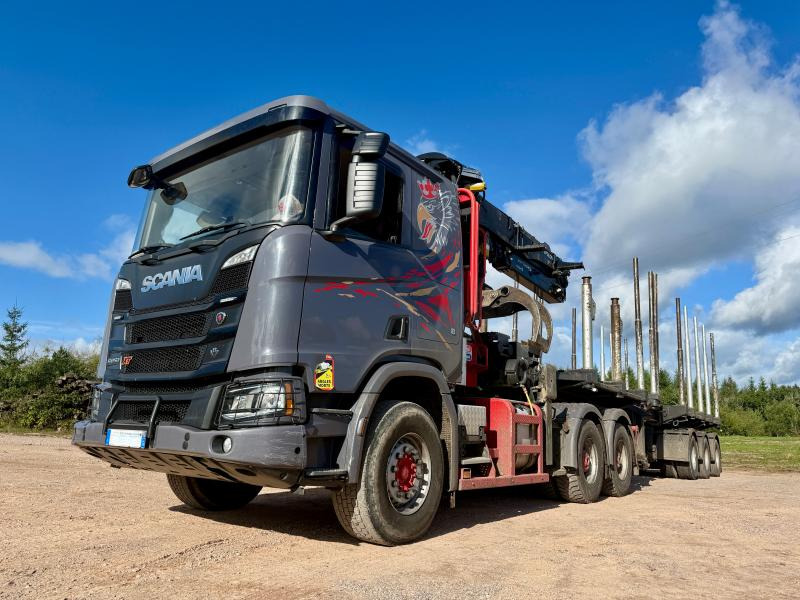 Scania R 650 A6x4HA V8 GRUE PALFINGER EPSILON S300L98 HPLS - رأس تريلا: صورة 1 Scania R 650 A6x4HA V8 GRUE PALFINGER EPSILON S300L98 HPLS - رأس تريلا: صورة 1
