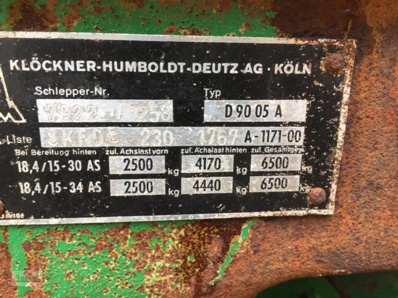 Deutz-Fahr 9005 A - جرار: صورة 2 Deutz-Fahr 9005 A - جرار: صورة 2