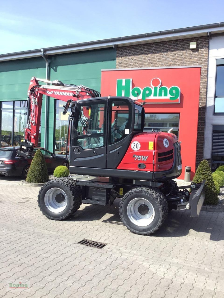 Yanmar B75W - حفار ذو عجلات: صورة 2 Yanmar B75W - حفار ذو عجلات: صورة 2