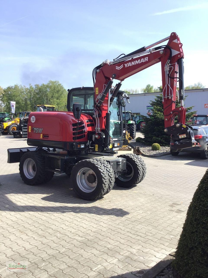 Yanmar B75W - حفار ذو عجلات: صورة 5 Yanmar B75W - حفار ذو عجلات: صورة 5