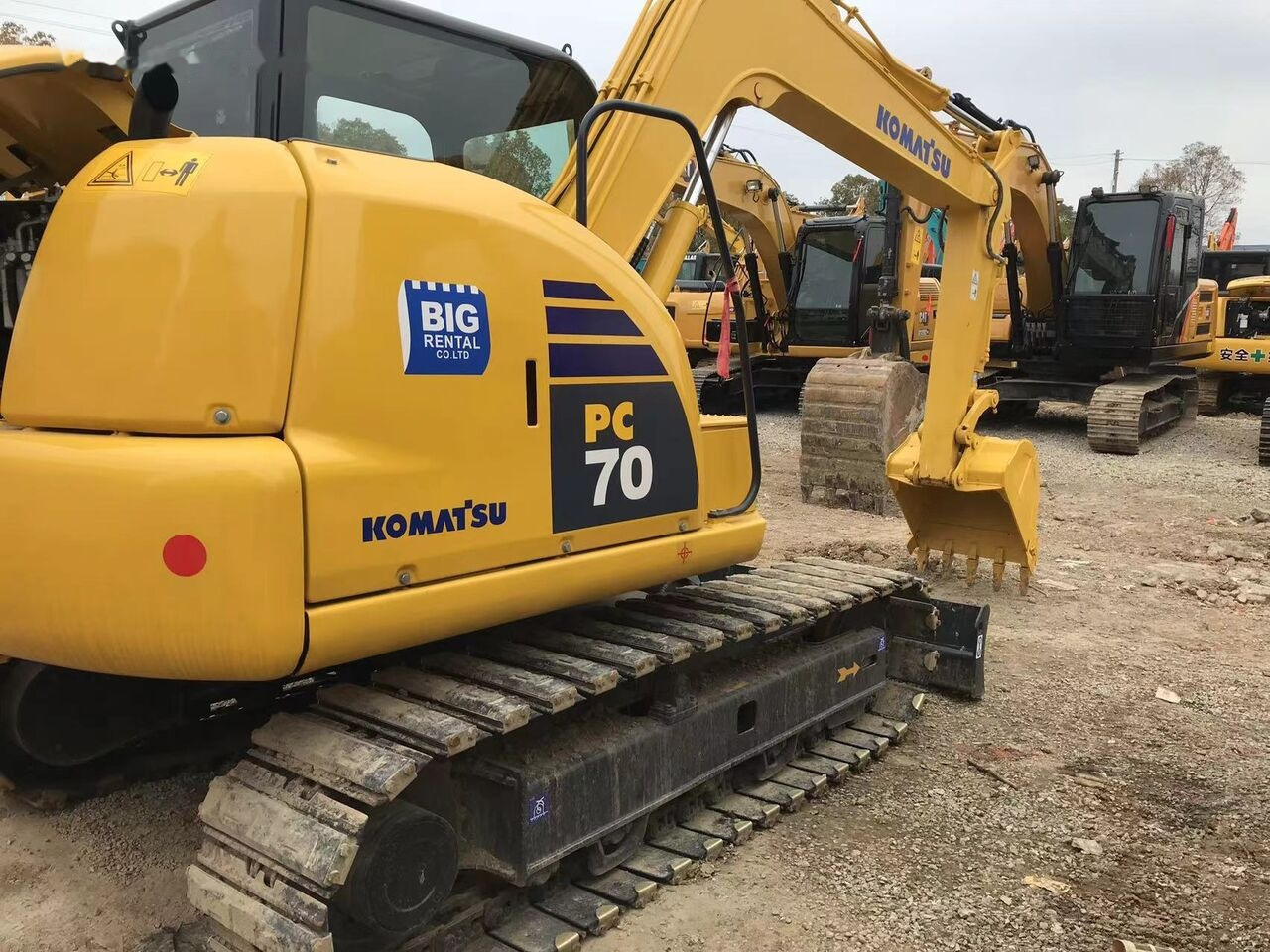 Komatsu PC70-8 - حفار زاحف: صورة 5 Komatsu PC70-8 - حفار زاحف: صورة 5