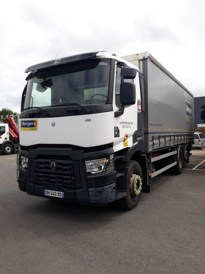 RENAULT C 42M3 380 CV RIDEAUX 6x2 - شاحنة ذات ستائر جانبية: صورة 1 RENAULT C 42M3 380 CV RIDEAUX 6x2 - شاحنة ذات ستائر جانبية: صورة 1