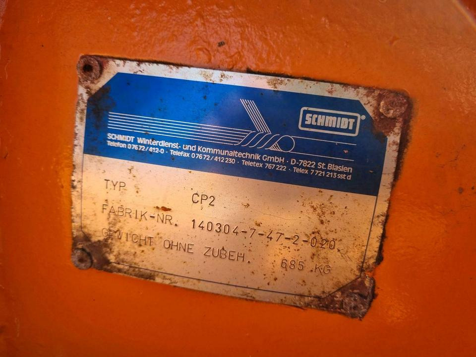 Schmidt CP2 Schneepflug Schneeschild Winterdienst Unimog - كاسحة ثلوج: صورة 3 Schmidt CP2 Schneepflug Schneeschild Winterdienst Unimog - كاسحة ثلوج: صورة 3