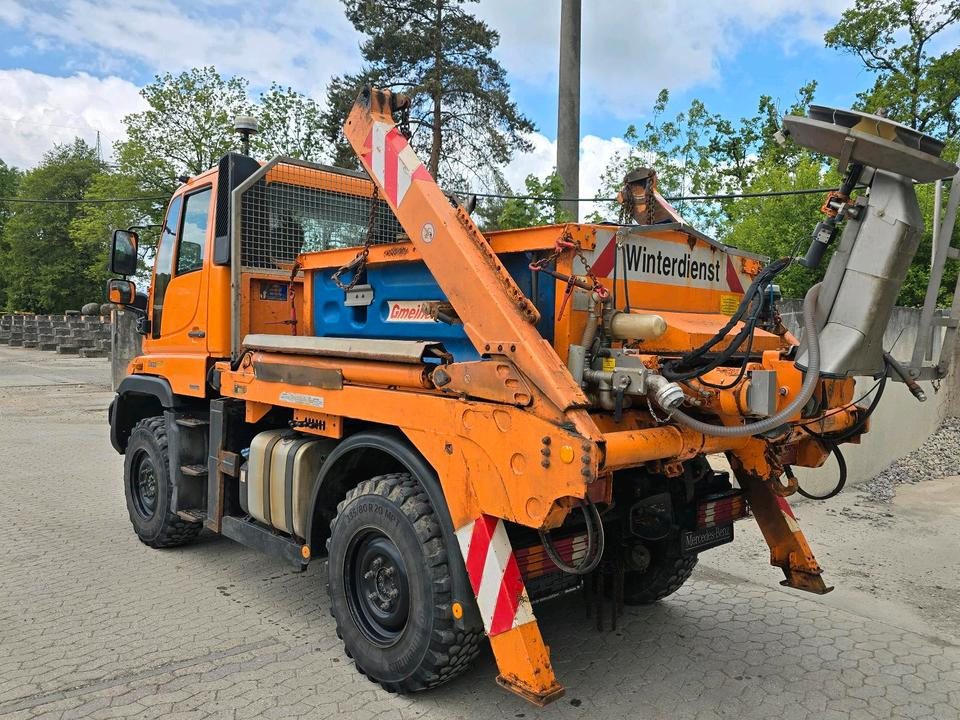 Unimog 405/10 U300 Bluetec 5 Mercedes-Benz U 300 UGE UGN mit Jotha Absetzkipper combi con 4518 Absetzer - جرافة ثلج: صورة 2 Unimog 405/10 U300 Bluetec 5 Mercedes-Benz U 300 UGE UGN mit Jotha Absetzkipper combi con 4518 Absetzer - جرافة ثلج: صورة 2
